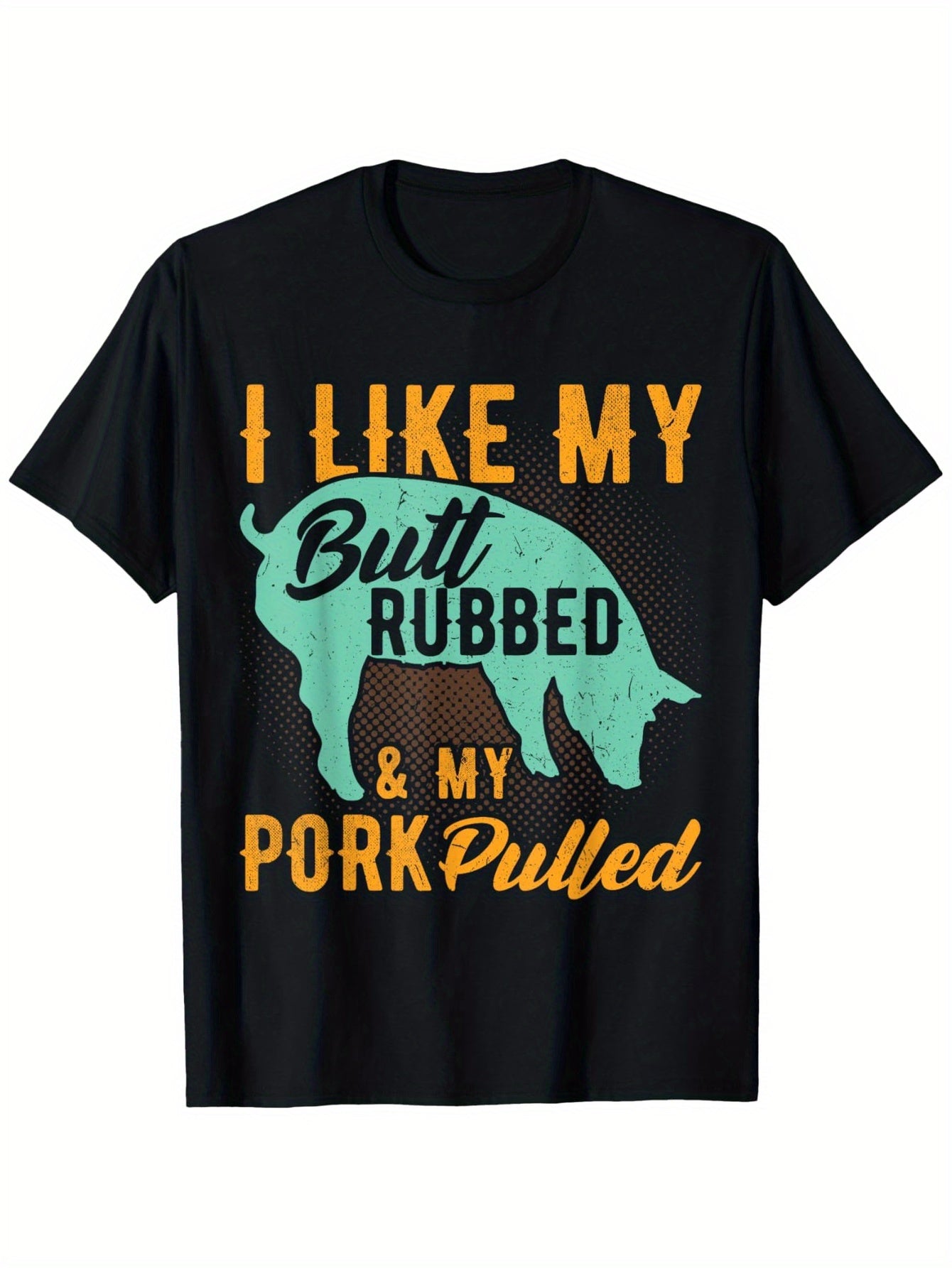Men's Funny BBQ Graphic T-Shirt - Men's Funny BBQ Graphic T-Shirt -